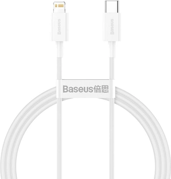 Кабель Baseus Superior Series Fast Charging Data Cable Type-C to iP PD 20 W 1.5 m White (CATLYS-B02) 