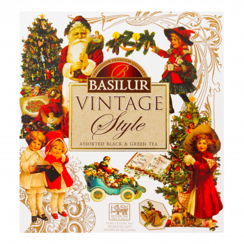 Набір чаїв Assorted Vintage style Basilur к/у 75г