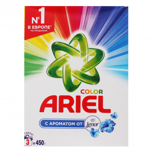 Порошок пральний з ароматом Lenor Color Ariel 450г