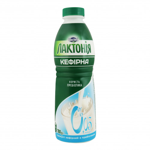 Продукт кефірний 0.05% з пребіотиками Кефірна Лактонія п/пл 780г