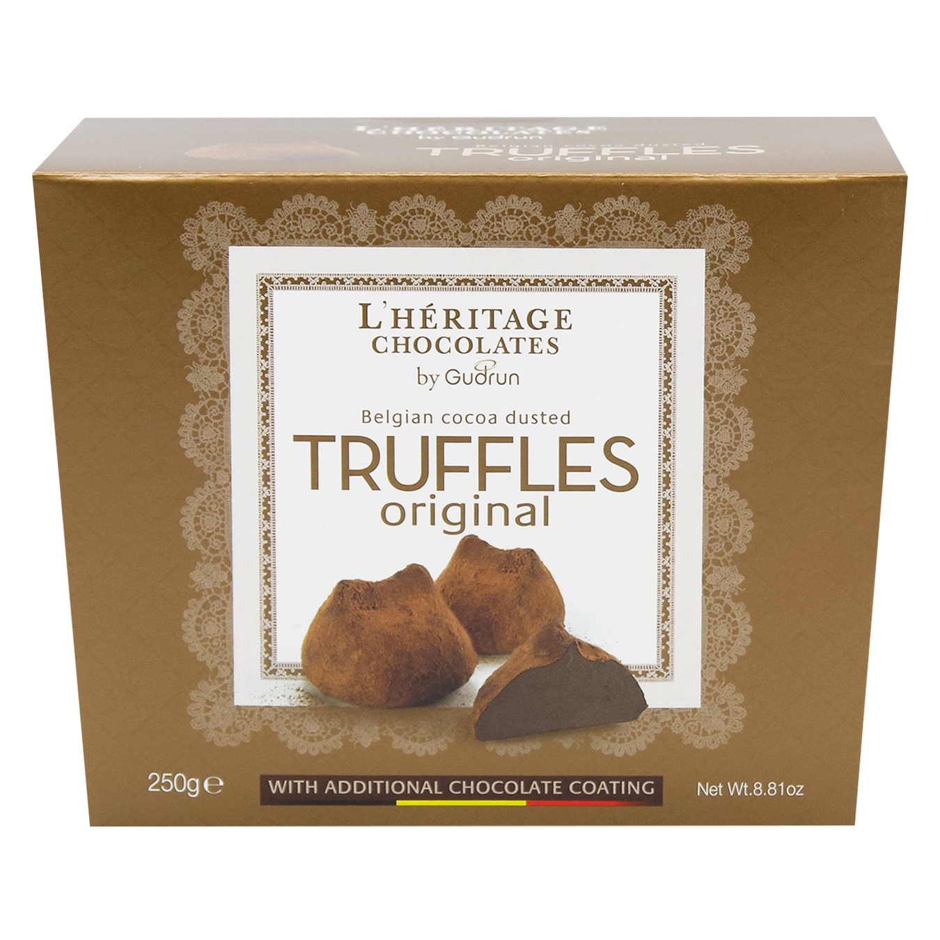 Трюфелі L'Heritage Chocolates Оригінальні преміум шоколадні 250г